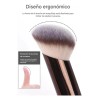 Set 7 Brochas Maquillaje Profesional Alto Nivel Color