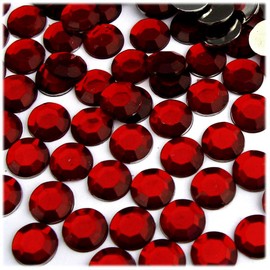 The Crafts Outlet 144pc Rhinestones Round 11mm - Flatback Beer Brown