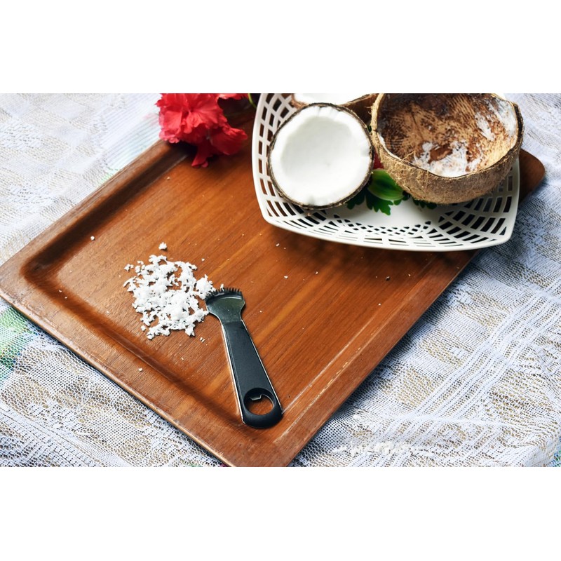Small Size Handle Coconut Grater - Durable Sharp Stainless Steel