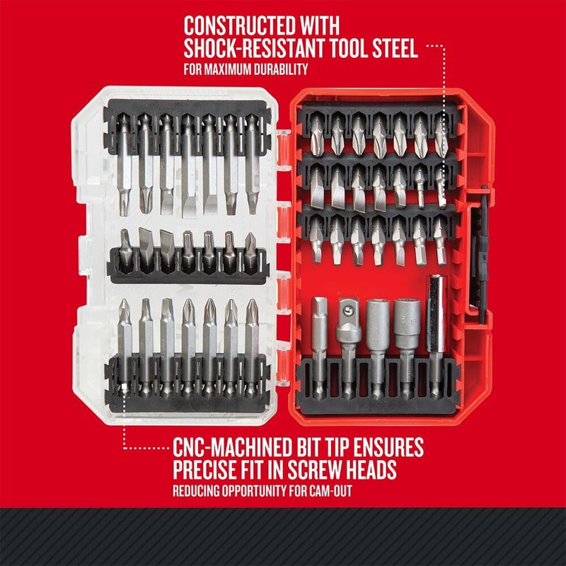 CRAFTSMAN Drill Bit Set 60 Pieces, Impact Driver and Screwdriver