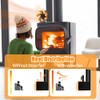 Wood Stove Fan Heat Powered Non-Electric Lotus Shaped Silent Operation