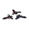 10PCS G1/2 Male Thread Rocking Arm Sprinkler 360° Rotating Lawn