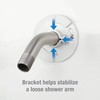Danco 12006 Shower Arm Stabilizer Bracket and Flange Cover, No