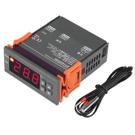 DaMohony Digital Temperature Controller, MH1210W AC 90-250V 10A Temperature Controller Sensor Thermostat with 2 Sensors for Fermentation Hatch Freezer and Aquarium