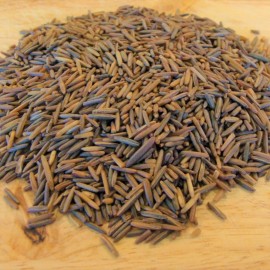 BINESHII 1 LB BINESHII FAMOUS GOURMET WILD RICE HAND HARVESTED, CEDAR WOOD PARCHED.