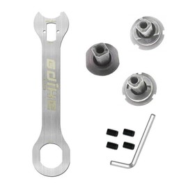 4 in 1 Bicycle Bottom Bracket Dedicated Tool Crank Repair Tool Repair Mtb Road Bike Tool Remover Spanner Hook Wrench Repair Wrench Bottom Bracket Bicycle Multifunctional Modifier Repair Tool bb Tool