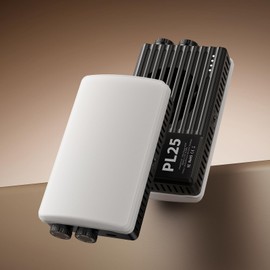 ULANZI PL25 25W Videoleuchte, Fotografie-Leuchte, Interner Kühllüfter (Geräuscharm), 2000mAh Akku Wiederaufladbar, 2700K – 6500K, CRI95+, Tragbares Fotolicht Mit Diffusor und USB-C-Ladekabel