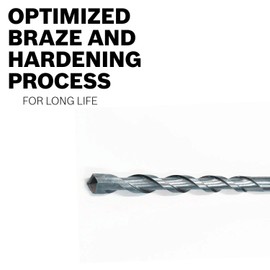 1PCS, 1/4"x6", SDS Plus Hammer Drill Bit