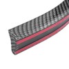 1.5m/4.9ft Carbon Fiber Soft Rubber Car Rear Roof Trunk Spoiler
