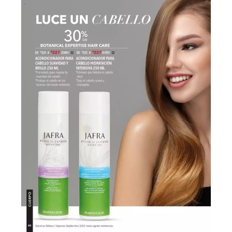 Jafra Acondicionador De Cabello Suavidad Y Brillo