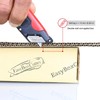 Modern Box Cutter, extra tape cutter at back, dual side