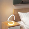 HARPER LIVING Modern LED Table Lamp, Bedside Table Light Warm