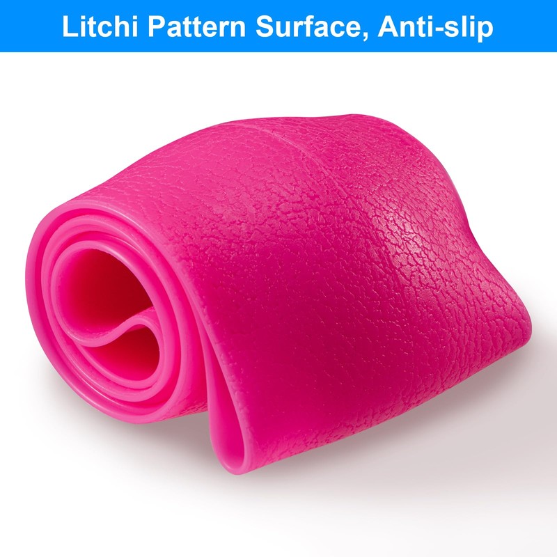 Spurtar Hot Pink Car Steering Wheel Cover Women, Hot Pink