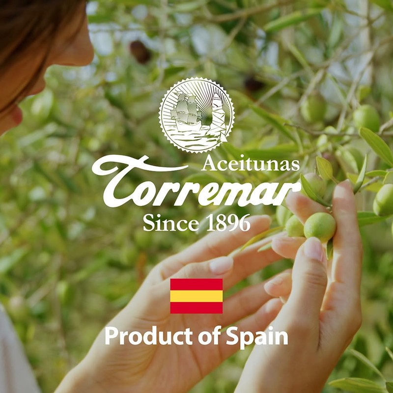 Torremar. Spanish Smoked Gordal Queen Olives. 580g (20.46oz).