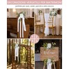 UEAVOID Decorazioni Auto Matrimonio 2 Fiori Bianchi con Ventose |