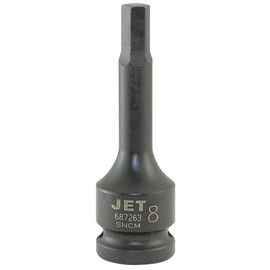 JET 687269-1/2-Inch Drive, 14mm, Hex Bit, 3" Length, Metric Impact Socket