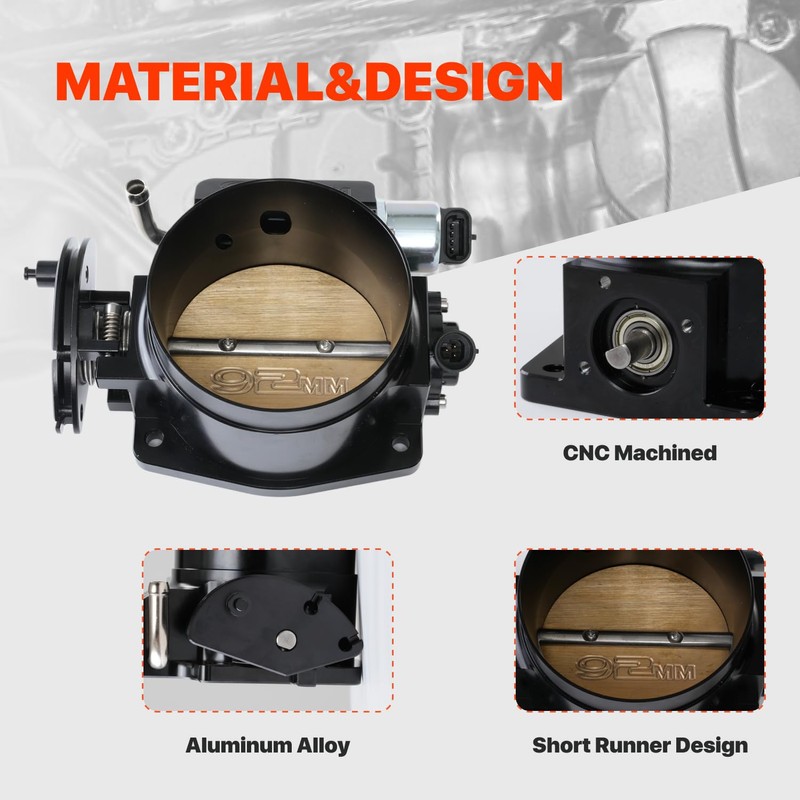 Talynx 92mm Throttle Body Assembly with TPS IAC for GM