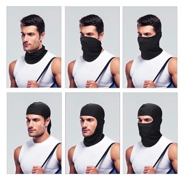 Black Dry-fit Ski Mask - Color: Black Value pack