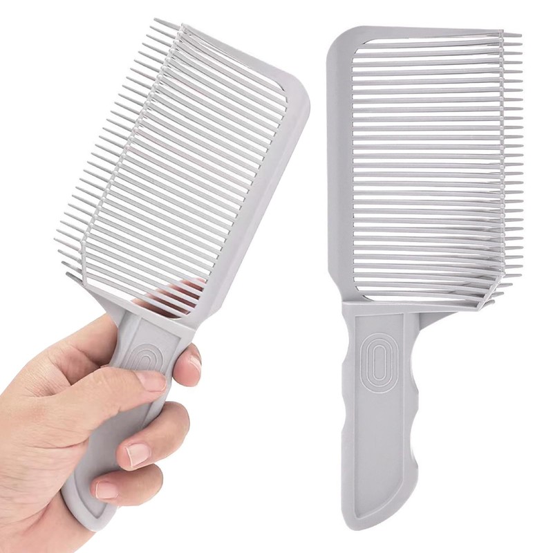 2PCS Barber Gradient Positioning Combs, Ergonomic Barber Fade Combs Professional
