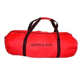 Backpack Locker - Roof Box Bag - Large Shoulder Bag (Red, 100 Litres)
