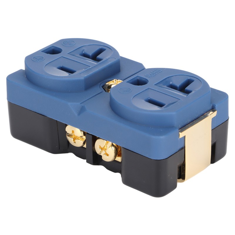 DP‑1G Audiophile Pure Copper Duplex Socket 20A 125V Copper 24k