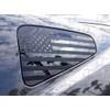 Decal Concepts Flat Black American Flag Rear Quarter Window Accent