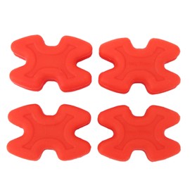 4pcs Bow Limb Dampener Wear Resistant Rubber Reducing Noise Vibration Compound Bow Limb Stabilizer Silencers Red