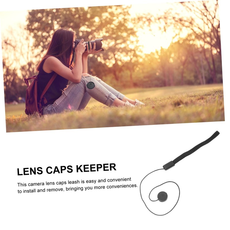 CIYODO 20pcs Lens Caps Keeper Elastic String Lost Holder for