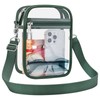Clear Crossbody Bag Stadium Approved,Transparent Messenger Shoulder Bag for Concert,