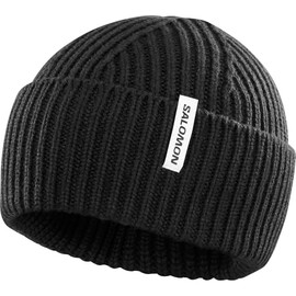 SALOMON Snowbird Beanie U Hat Adult Unisex Black