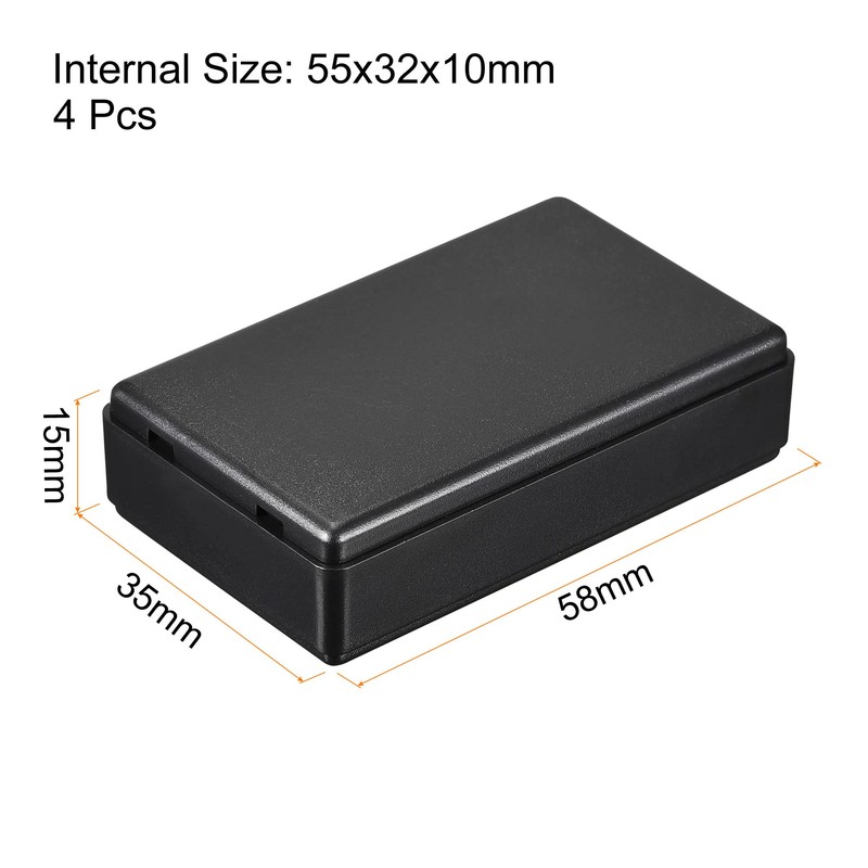 sourcing map Dustproof Mini Junction Box 58 x 35 x