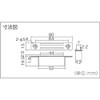 TRUSCO (torasuko) Magnetic Catch Aluminum Recessed tsm16s
