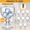 Tanlade 8 Pack 21.5 oz Margarita Schooner Glasses Bulk Extra