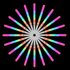 20 Pieces Cotton Candy Cones with LED Multi Mode Cotton Candy Sticks Reusable Flashing Glow Sticks for Christmas Party Amusement Park Birthday Party Supplies (20 PCS)