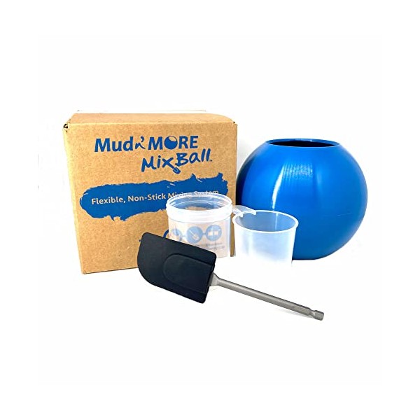 Mud n’ More MixBall – Mixes Quick-Setting Drywall Mud, Paint,