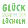 20 Napkins Glück beginnt mit einem Lächeln | Sayings |