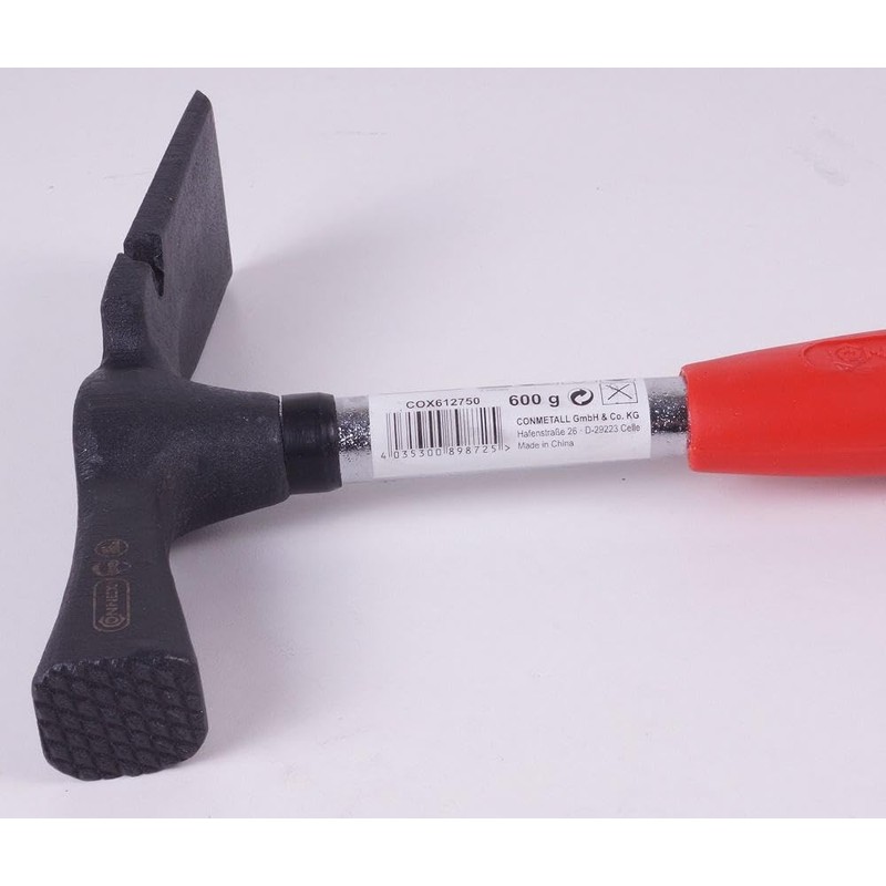 Connex COX612750 Mason's Hammer Berlin Form with Tubular Steel Shaft/Plastic