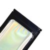 Holographic Foil Clear Window & Black Resealable Zip Baggies for