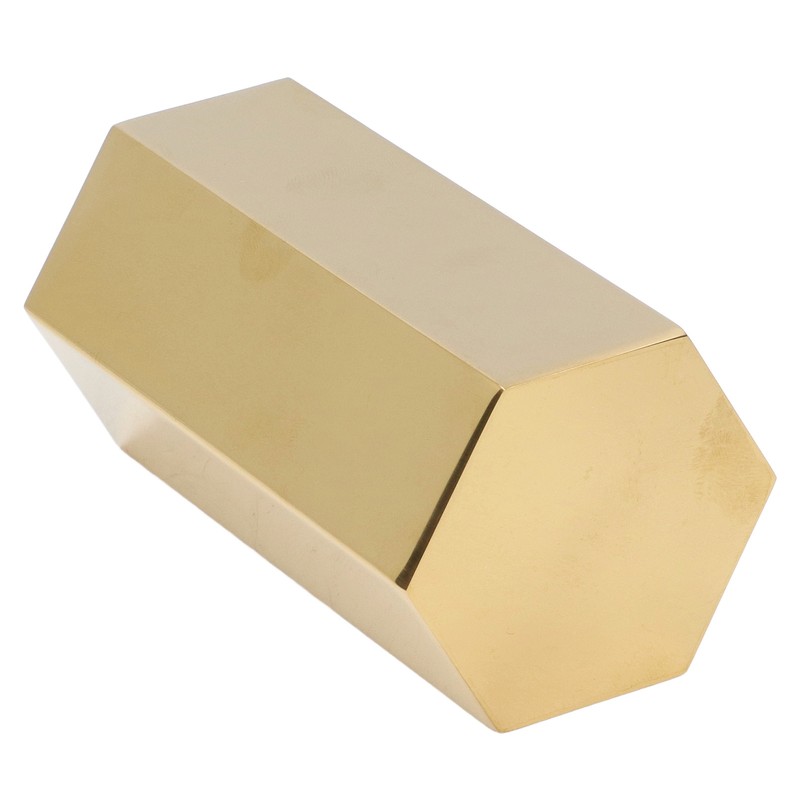 Pen Holder Hex Stainless Steel Gold Electroplating Durable Glossy Corrosion