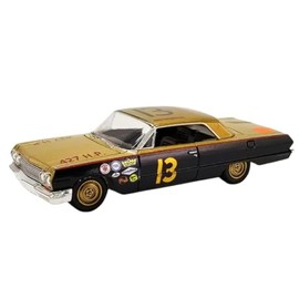 Greenlight 51504 1963 Chevy Impala #13 Smokey Yunick - 1963 Daytona 500 - John Rutherford - Acme Exclusive 1:64 Scale Diecast