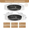 Weidace Corner Shower Caddy, 2 Pack Rotation Shower Organizer, Corner