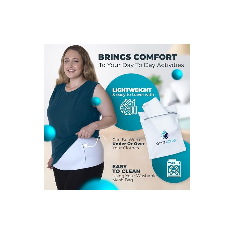 QORE LOGIQ Plus Size Abdominal Binder Post Surgery for larger