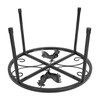 Chicken Feeder Metal Stand Indoor Outdoor Iron Flower Pot Holder