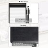 QXXQ Mini Notepad A7 Set, Small Notebook A7, PU Leather