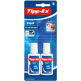 Tipp-Ex Rapid Correction Fluid - 20 ml, Box of 2
