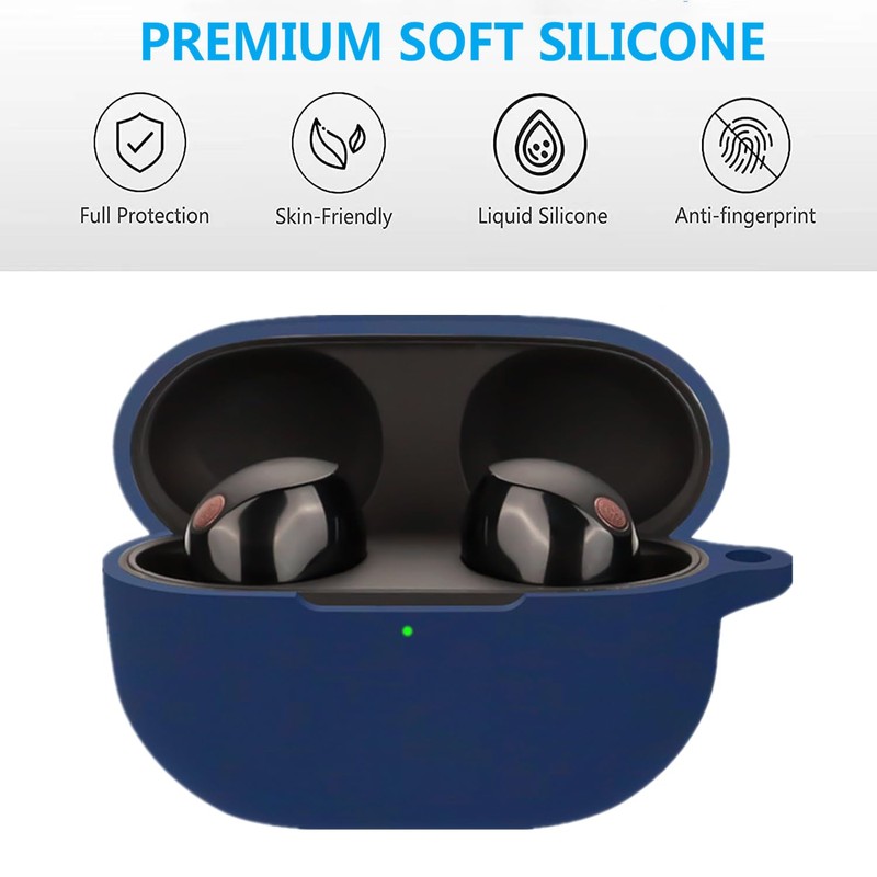 Ankersaila Case Compatible with Sony WF-1000XM5,Soft Silicone Shockproof Anti-Scratch Protective