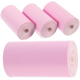 Ciieeo 4 Rolls colored printing paper colored printer paper color printer paper pink printer paper thermal printing paper thermal paper thermal printer paper credit card heat