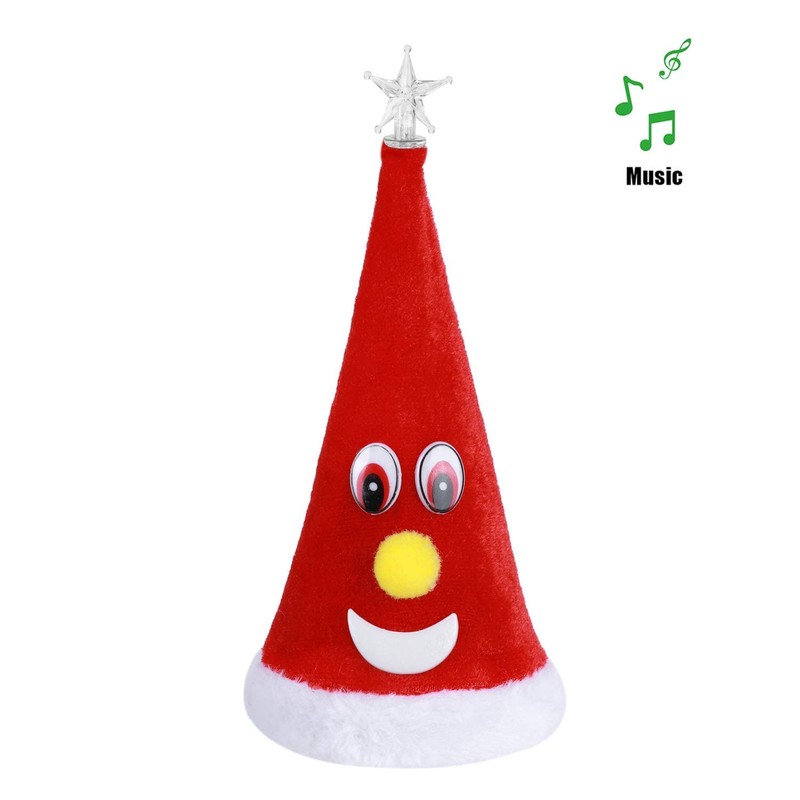 Musical Singing and Dancing Santa Hat Xmas Tree Christmas Singing