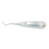Unbranded Oral Dental Root Elevator Flohr Left With Gold Handles