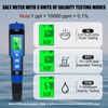 Ueomul pH Meter 7-in-1, PH TDS EC SALZ ORP S.G
